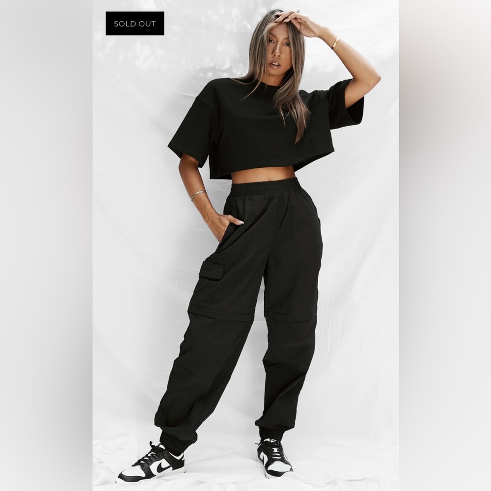 THE A.T.G UNISEX SPRAY PANTS - BLACK